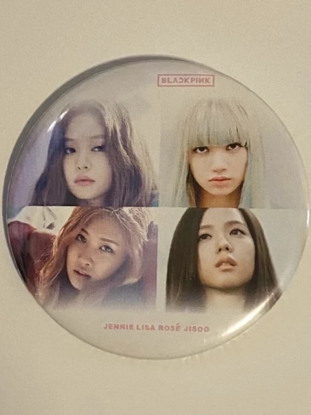 Blackpink Stay with me Square Two era badge pinback